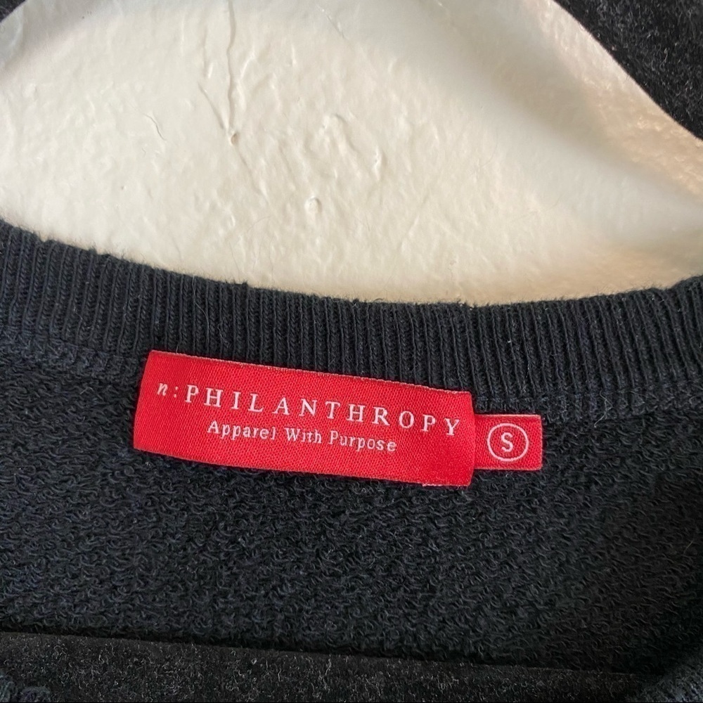 N:Philanthropy Lace up Felix Sweatshirt S - Picture 5 of 9